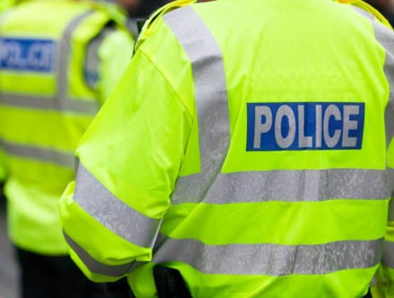 Back of police officer