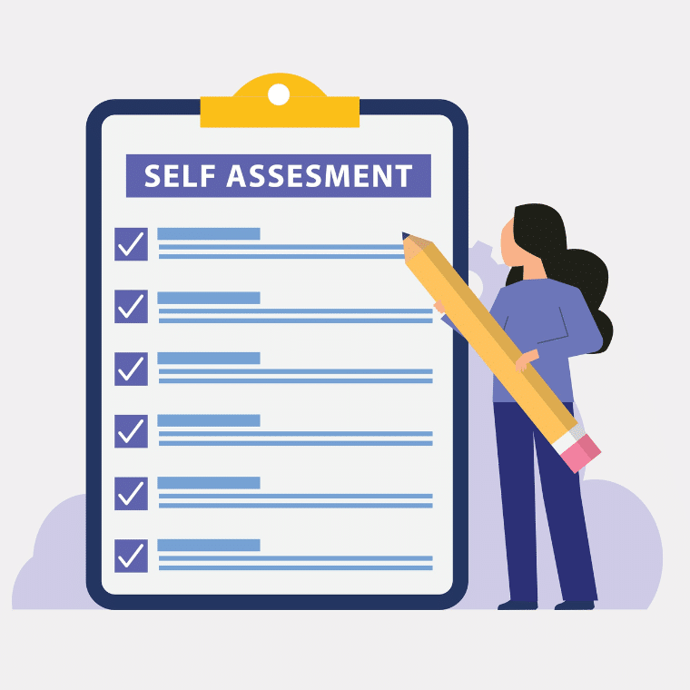 Self assessment illustration