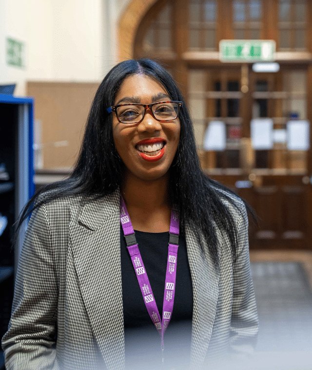 Woman working in the probation service