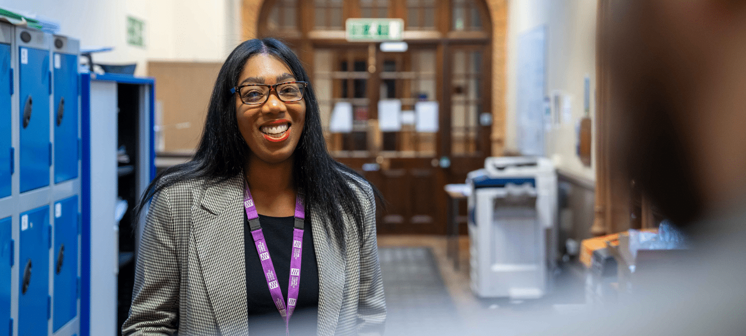 Woman working in the probation service