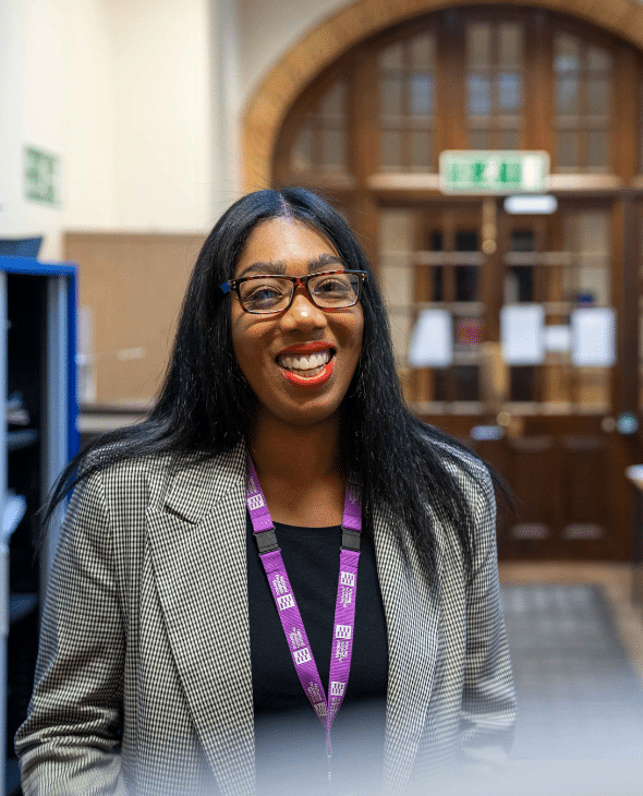 Woman working in the probation service