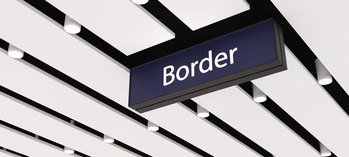 Border sign