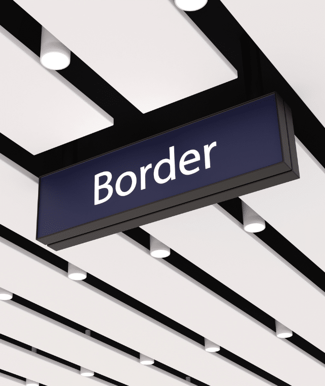 Border sign