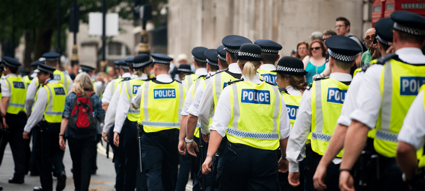 Group of police officers
