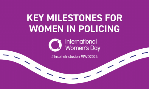 Key milestones for women in policing