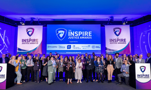 Justice sector workforce celebrated at Inspire Justice Awards in London