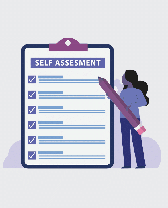 Self assessment illustration