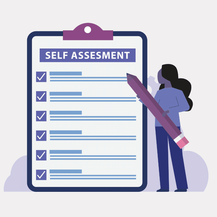 Self assessment illustration