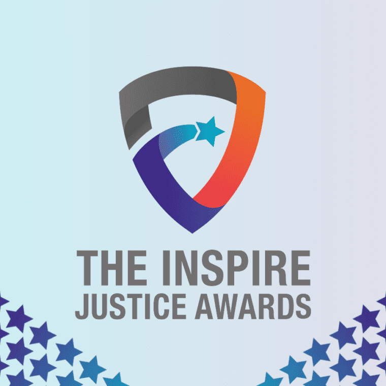 The Inspire Justice Awards logo