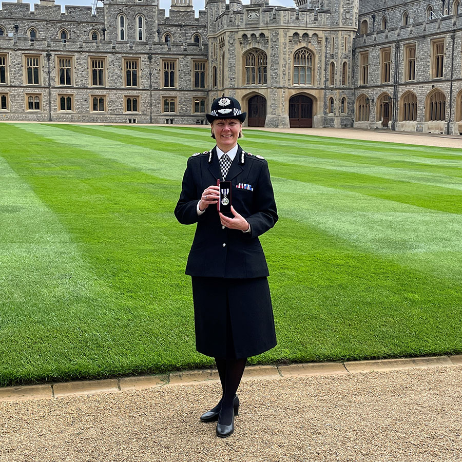 Skills for Justice (part of The Workforce Development Trust) trustee Lisa Winward awarded Queen’s Police Medal