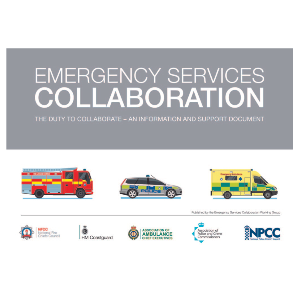 Collaboration of emergency services in the UK