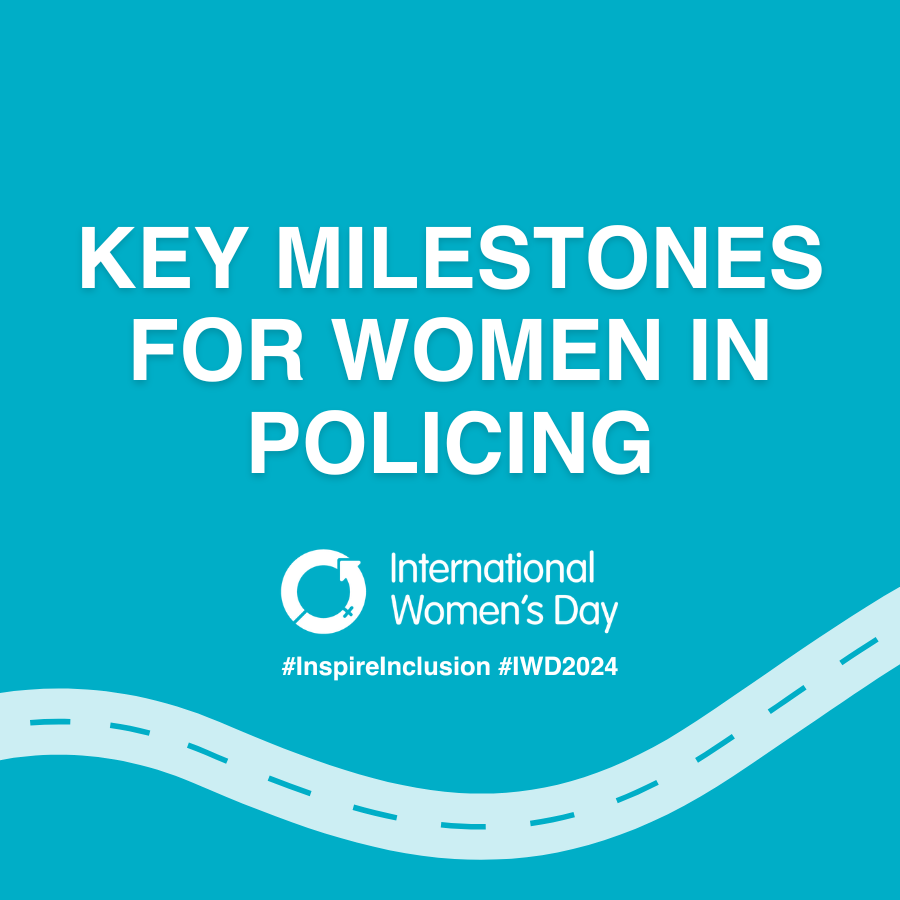 Key milestones for women in policing