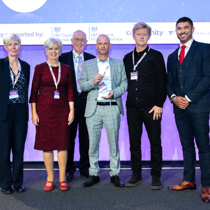 TurnAround Programme, HACRO, receiving an Inspire Justice Award